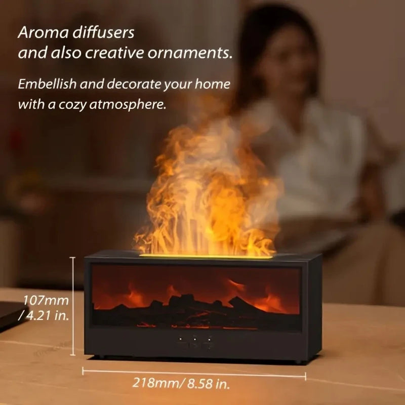 Simulated Flame Aroma Diffuser