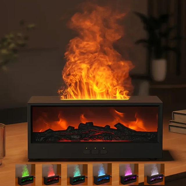 Simulated Flame Aroma Diffuser