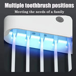 Smart Toothbrush Sterilizer and Dispenser Rack